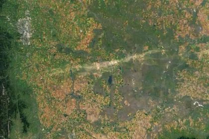 آثار طوفان عظیم آلبرتا از فضا هم قابل مشاهده است