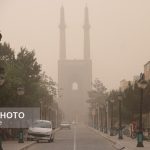 آسمان یزد آخر هفته طوفانی است