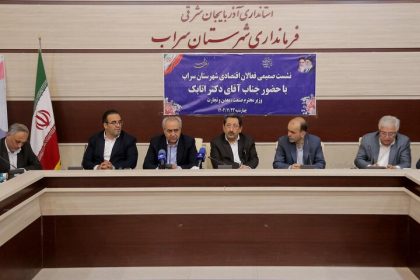 ۱۵ طرح بخش خصوصی در شهرستان سراب فعال شده‌اند