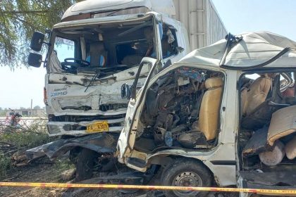 ۲ کشته و ۱۰ زخمی در تصادف جاده‌ای در جنوب پاکستان