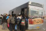 خدمات‌رسانی حمل و نقل شبانه‌روزی به زائران در پایانه چذابه ادامه دارد